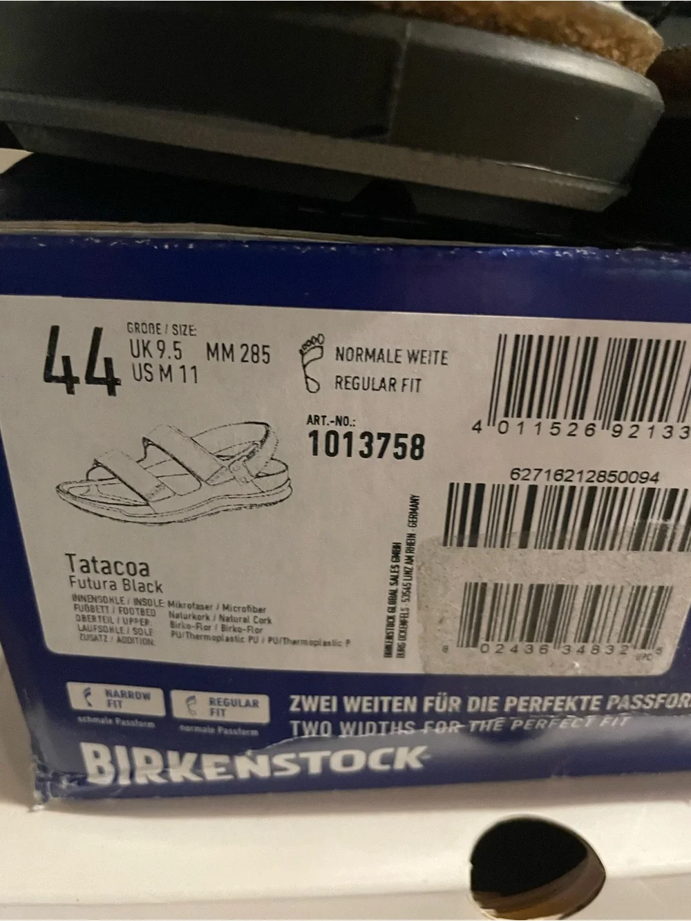 Birkenstock Black Adjustable Strap Sport Sandals